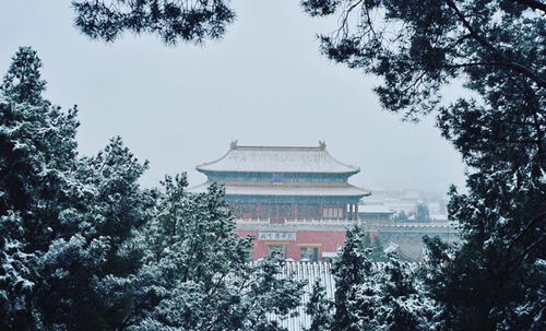 Bắc Kinh trong đợt tuyết đầu mùa