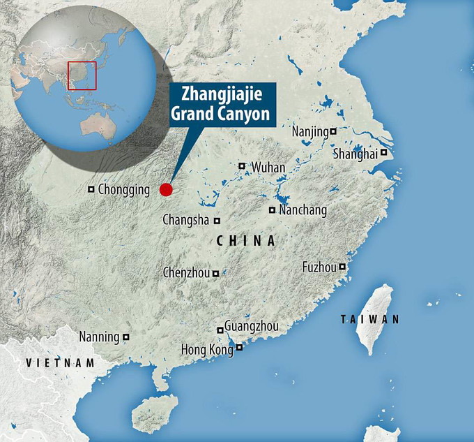 Trung Quốc lắp sàn nhảy bungee cao nhất thế giới