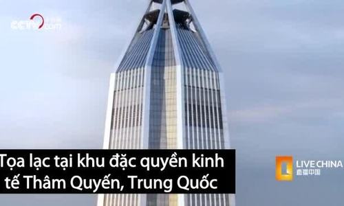 Tòa nhà cao gần 600 m có thể chống ăn mòn ở Trung Quốc